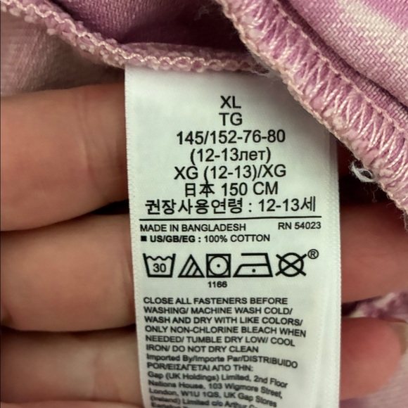 GAP Kids Light Pink Jean Jacket with Fun Patches - Picture 3 of 7